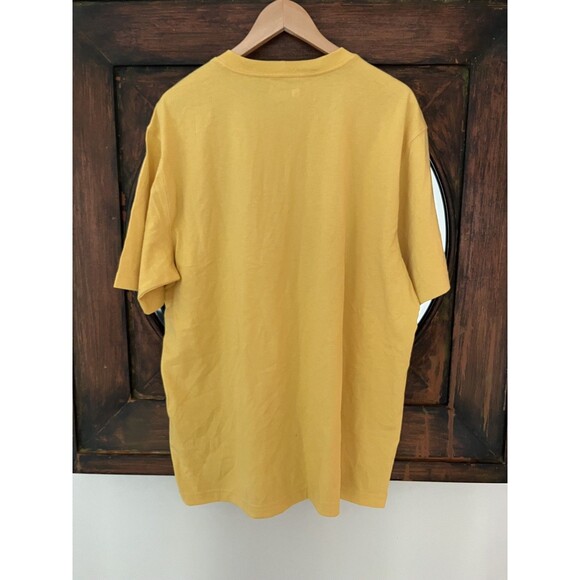 Carhartt Men’s Large  T-shirt WorkWear Pocket Heavyweight Yellow NEW - Picture 5 of 5
